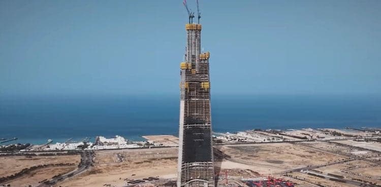 JEC Tower: World's tallest building passes 100-storey milestone in Saudi Arabia
