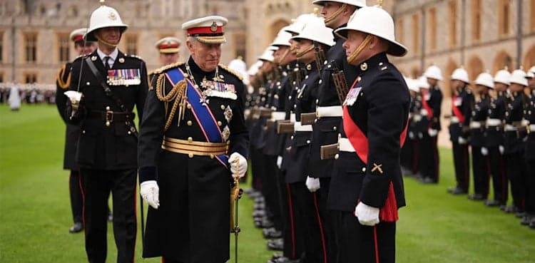 King Charles makes Royal Marines history at windsor