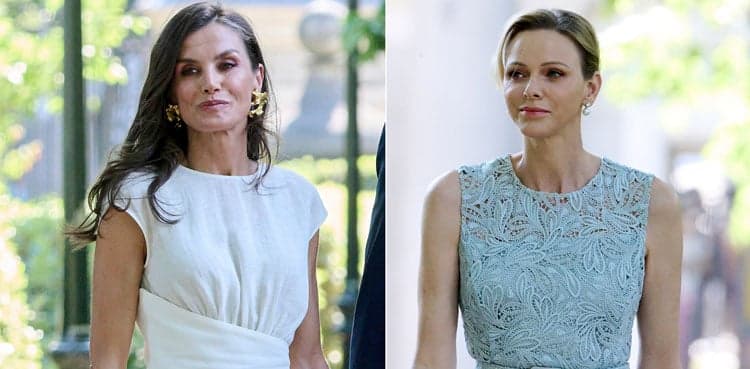 Queen Letizia and Charlene of Monaco deliver summer style