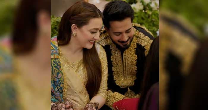 Momina Iqbal flaunts her henna with Hamza Habib