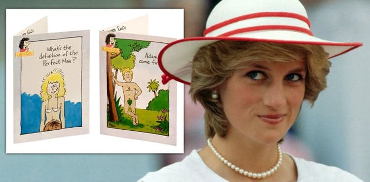 Princess Diana’s cheeky postcards up for auction
