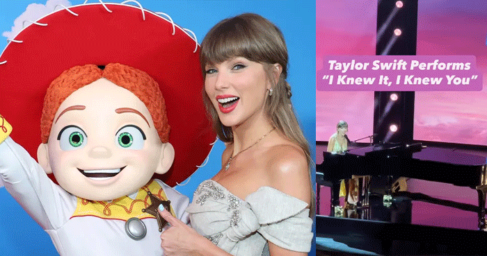 Taylor Swift turns ‘Toy Story 5’ premiere into concert with live debut of new song