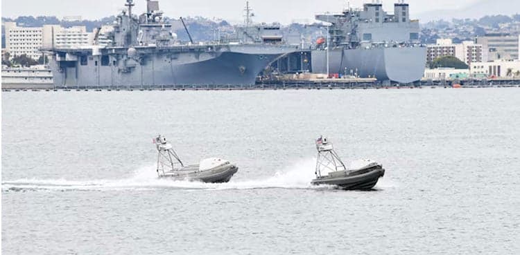 What is the sea drone that rescued US helicopter crew?