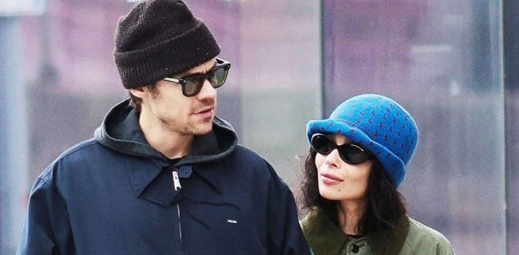 Zoë Kravitz supports fiancé Harry Styles at wembley stadium