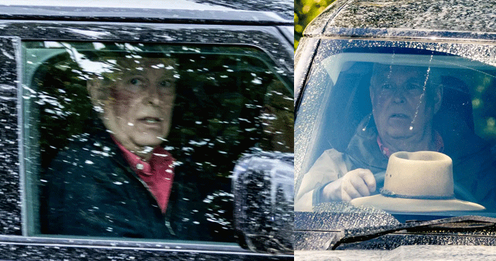 Ex-Prince Andrew spotted with large facial bruise in Sandringham