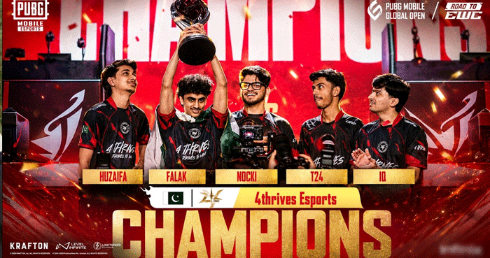Pakistan’s 4Thrives wins historic PUBG Mobile Global Open 2026 title