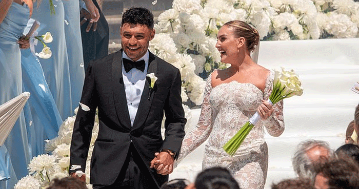 Zayn Malik’s ex Perrie Edwards marries Alex Oxlade-Chamberlain in Portugal