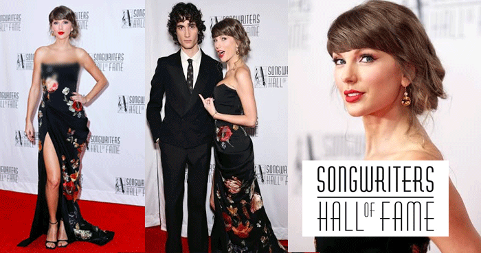 Taylor Swift celebrates career milestone at Songwriters Hall of Fame ceremony