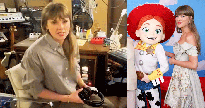Taylor Swift shares peeks into ‘hectic day’ she created ‘Toy Story 5’ song