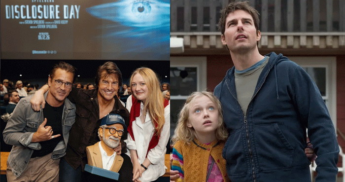 Tom Cruise, Dakota Fanning reunite for Spielberg’s 'Disclosure Day' screening