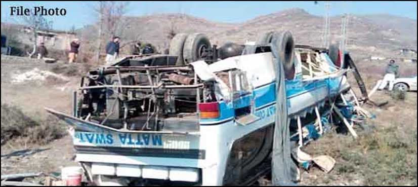 Over-speeding bus upturns in Bela leaves eight dead, 22 injured