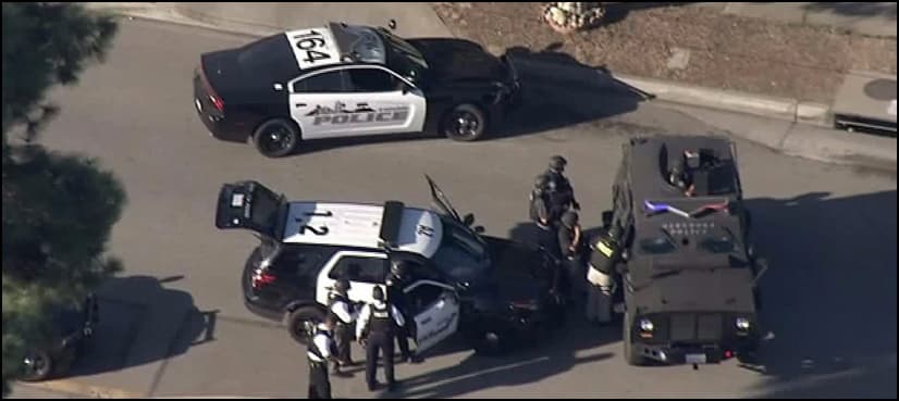 Shootout near California polling sites leaves two dead