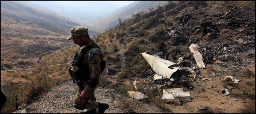 Eight-member ATR team visits PK-661 crash site, gathers evidence
