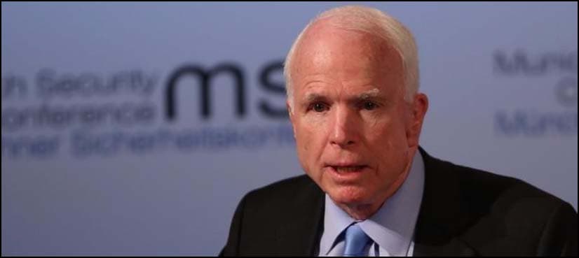 Trump's team in disarray, US Senator McCain tells Europe