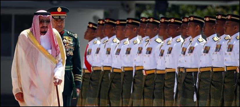 Malaysia rolls out red carpet as Saudi king kicks off Asia tour