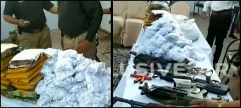 Police raid drug peddler's den in Karachi