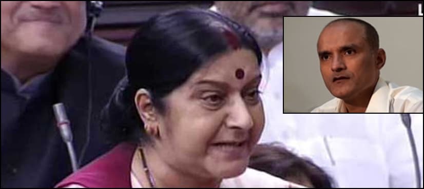 India will “go out of the way” to save spy Kulbhushan Jhadav, says Sushma Swaraj