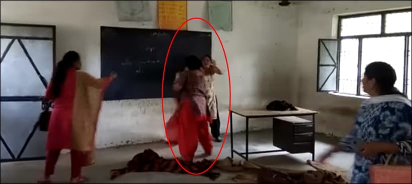 WATCH: Female Indian teachers ‘fight’ in front of students