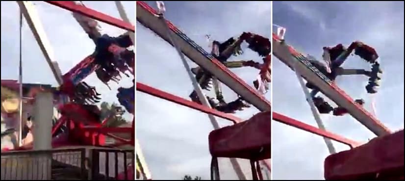 VIDEO: Ride malfunctioning in US park kills one, injures seven others