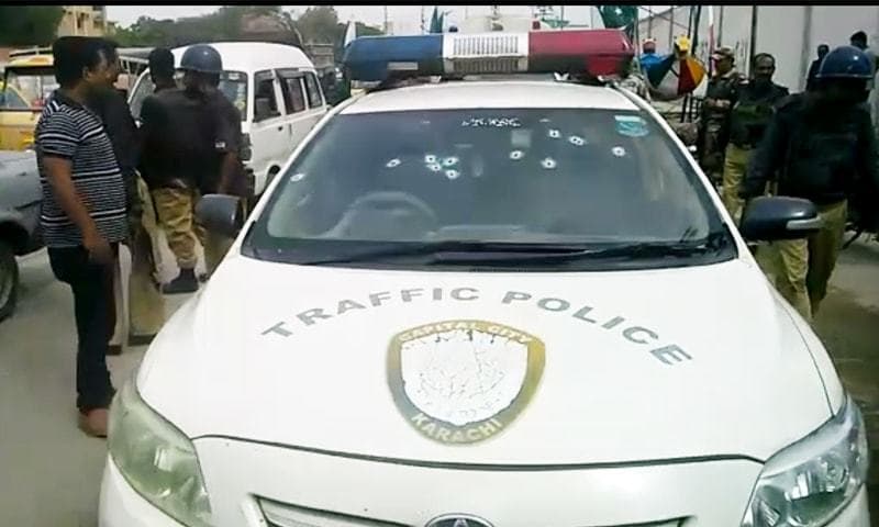 DSP traffic, driver gunned down in Karachi
