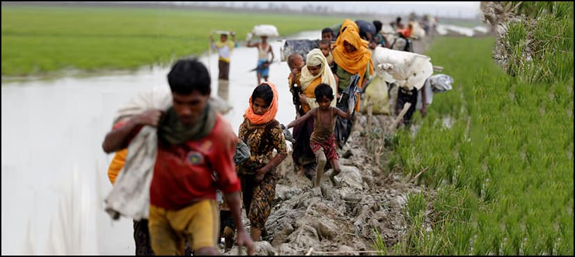 Myanmar laying landmines near border 'to stop Rohingya Muslims returning home'