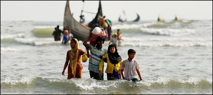 Children drown as Rohingya boats sink off Bangladesh