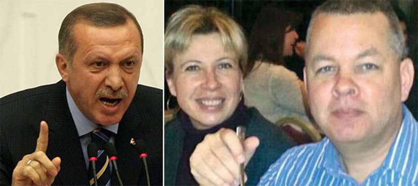 Hand over Gulen for jailed pastor, Erdogan tells US