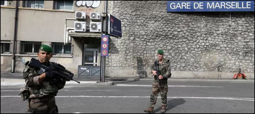 Two dead in Marseille train station knife attack
