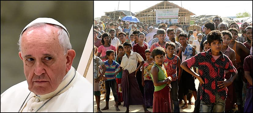 'Who is the pope?' ask Rohingya refugees in Bangladesh