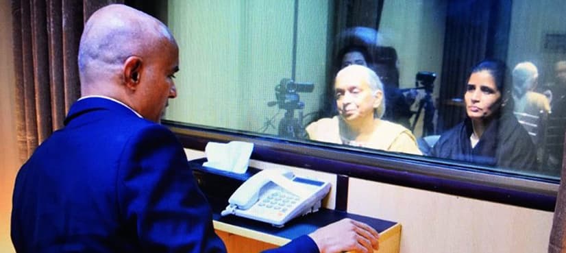 Indian spy Kulbhushan Jadhav meets mother, wife in Islamabad