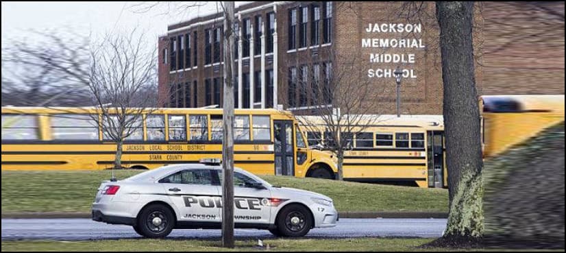 Seventh grader shoots himself in Ohio school, prompting lockdown