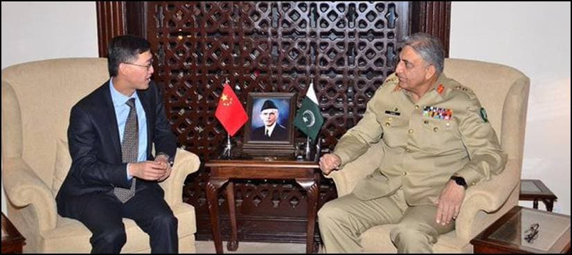 Chinese ambassador calls on Gen Bajwa