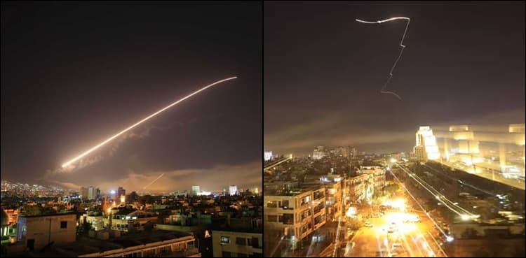 US and allies launch air strikes on Syria chemical weapons sites