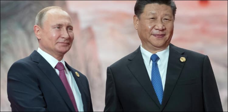 As G7 feuds, Xi and Putin play up their own club