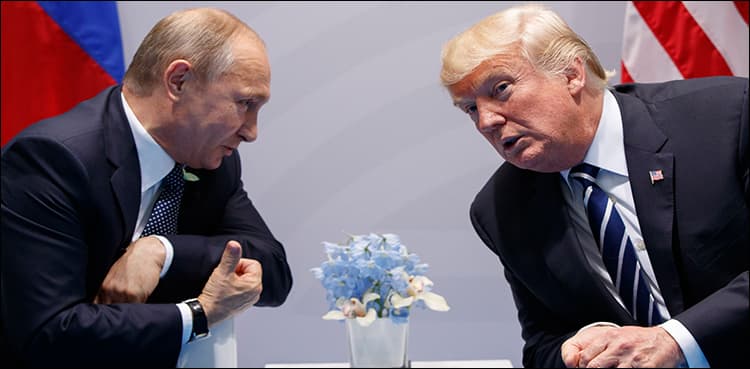 Trump blames Washington for poor Russia ties ahead of Putin summit