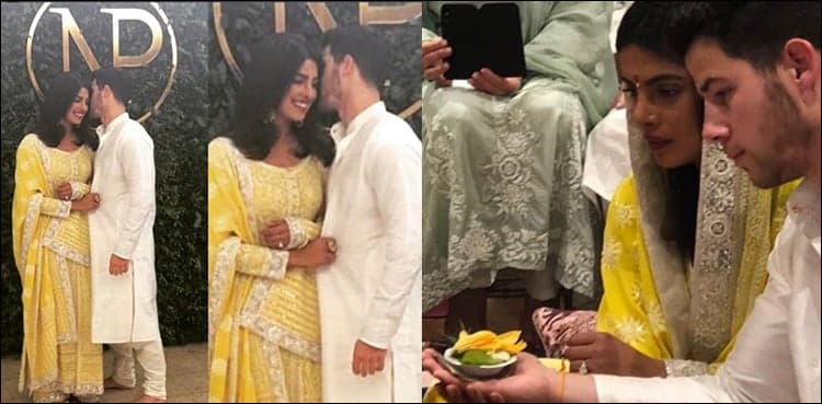 Priyanka and Nick Jonas got engaged in a traditional ceremony in India