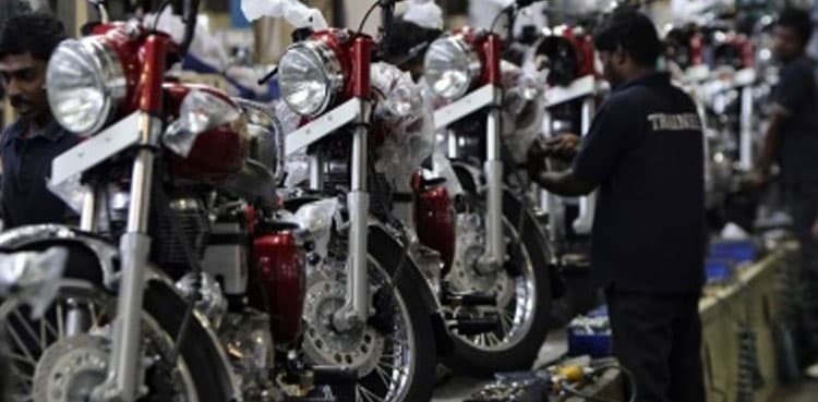 Motorcycle companies in India's 'Detroit' hit by strike over wages