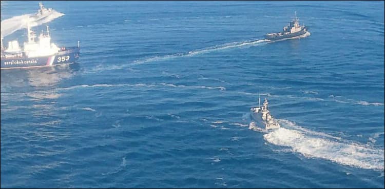 Russia fires on and seizes Ukrainian ships near annexed Crimea