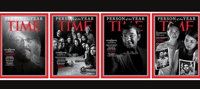 Time 'Person of Year' goes to Khashoggi, other journalists