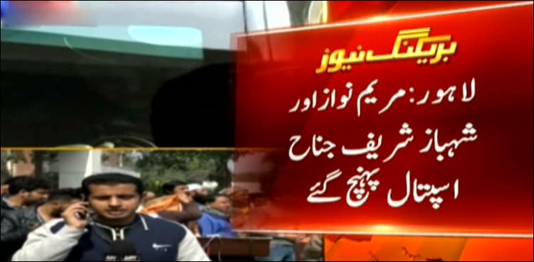 Shehbaz, Maryam visit Nawaz at Jinnah hospital