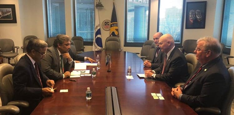 Ali Zaidi holds ‘productive discussion’ on Pak-US ties in maritime sector