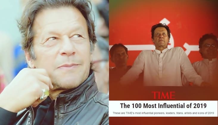 PM Imran Khan is one of the Time's 100 most influential people for 2019
