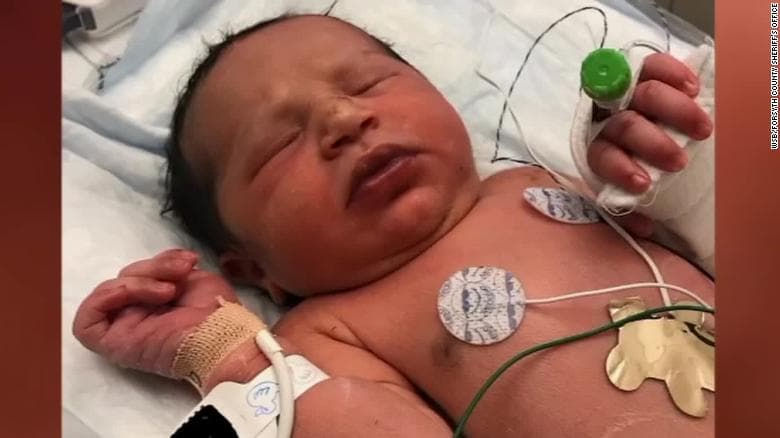 'Baby India': video shows newborn found in plastic bag