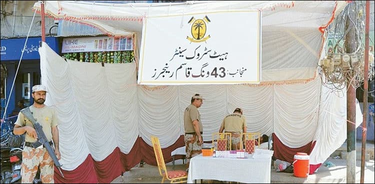 Rangers establish heatstroke relief centres in Karachi, interior Sindh