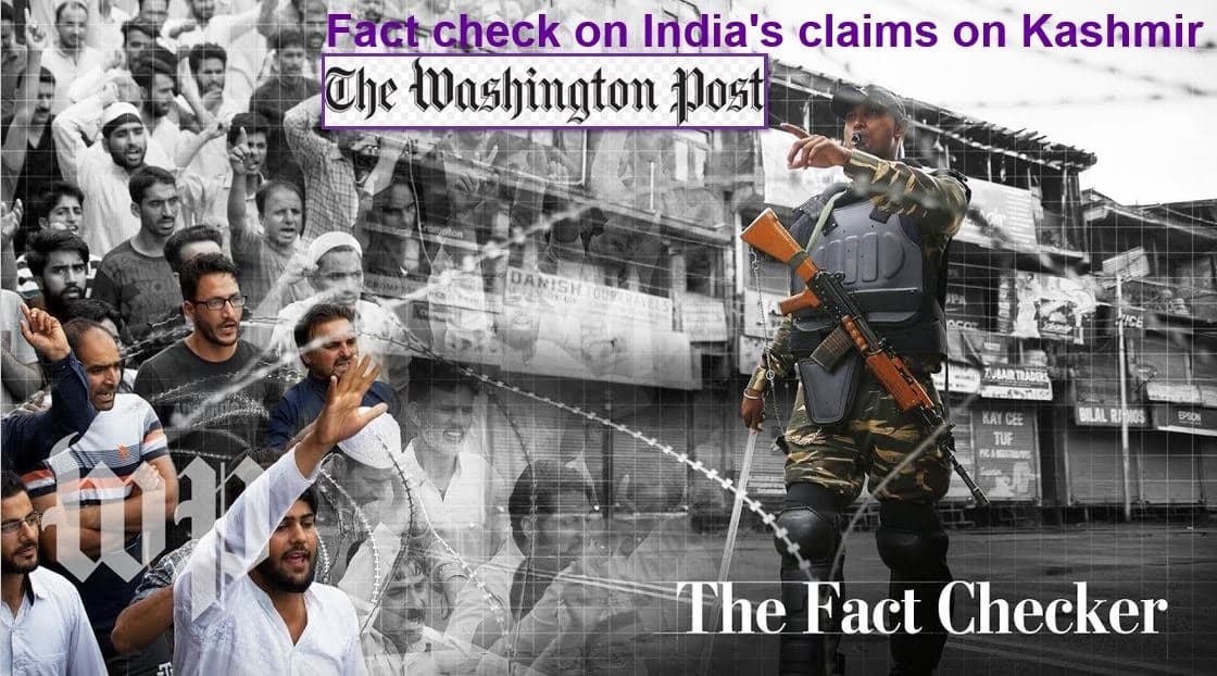 Ground situation in Kashmir contradicts Indian stance of normalcy: Washington Post
