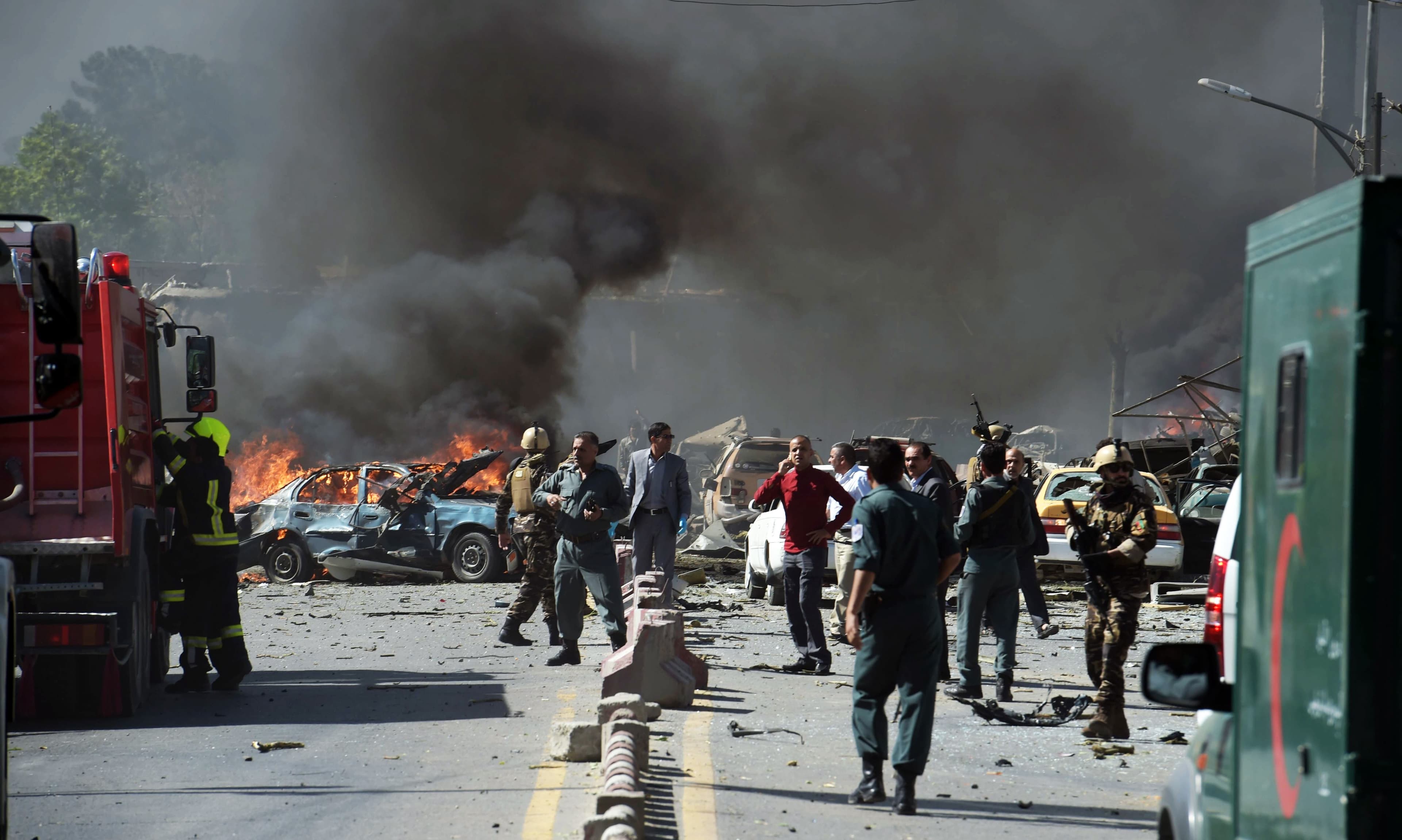 Explosions in Afghanistan wound dozens on 100th Independence Day