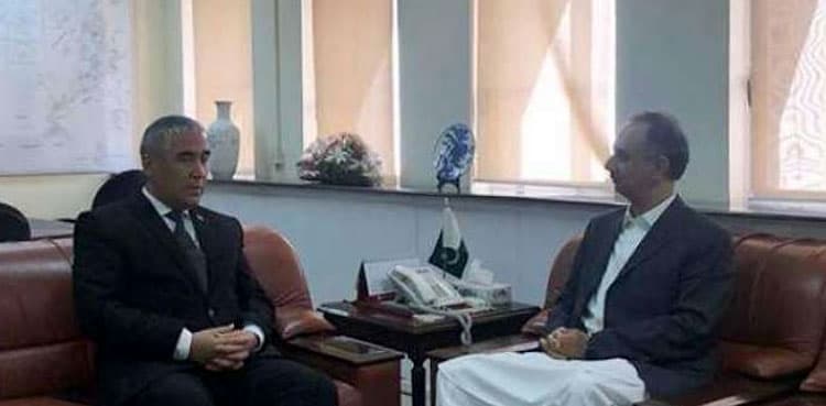 Turkmenistan ambassador meets Omar Ayub to discuss matters of mutual interest