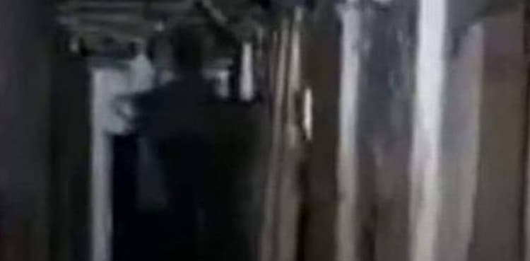 Horrible dark figure spotted in shadows during live ghost hunt
