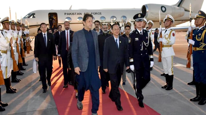 PM Khan arrives in Beijing on official visit to China