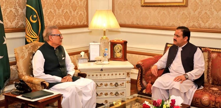 President Alvi, CM Buzdar discuss various affairs of the state